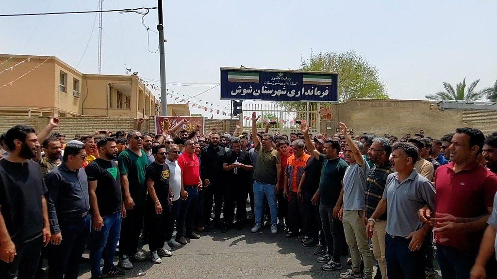 دوازدهمین روز اعتصاب کارگران کاغذ پارس هفت تپه