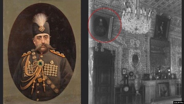 تابلو مظفرالدین شاه قاجار، اثر برجسته‌ی کمال‌الملک